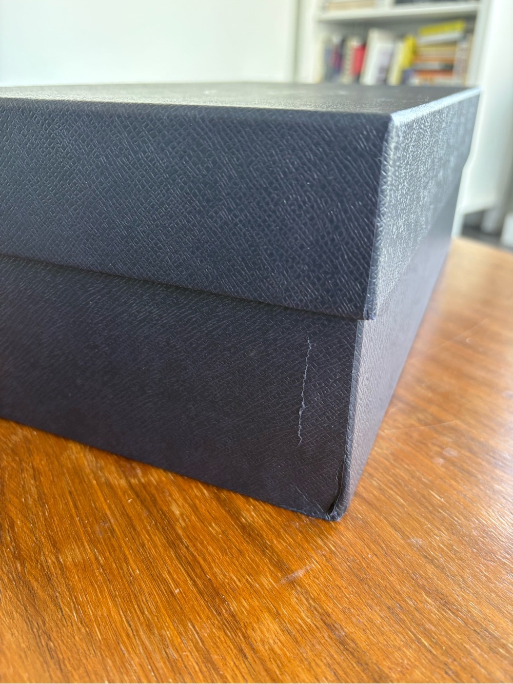 Prada Milano Navy Gift Box with Silver Logo - Picture 7 of 10